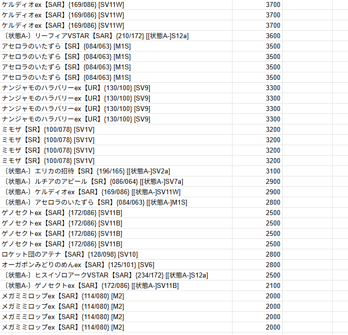 オリパ第40弾「金色のシャイニングフィスト」 A-オリパ